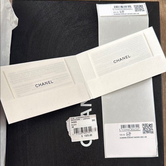 Chanel Black Quilted Loafers - Picture 9 of 11